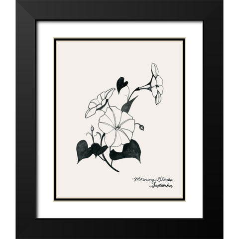 Annual Flowers IX Black Modern Wood Framed Art Print with Double Matting by Popp, Grace