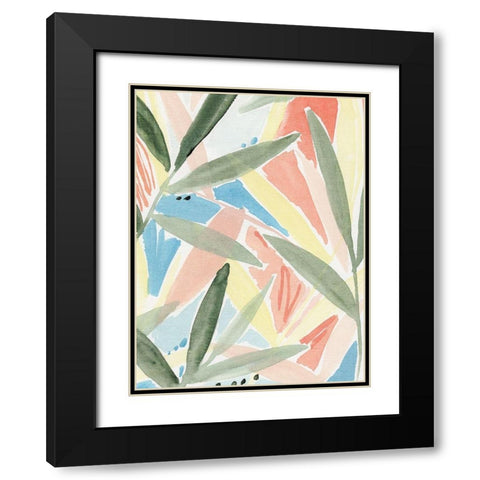 Tropical Impression IV Black Modern Wood Framed Art Print with Double Matting by Warren, Annie