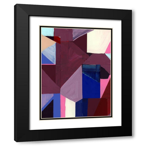 Royals I Black Modern Wood Framed Art Print with Double Matting by Cartissi