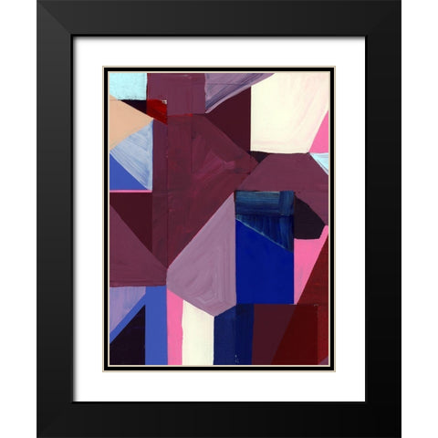 Royals I Black Modern Wood Framed Art Print with Double Matting by Cartissi