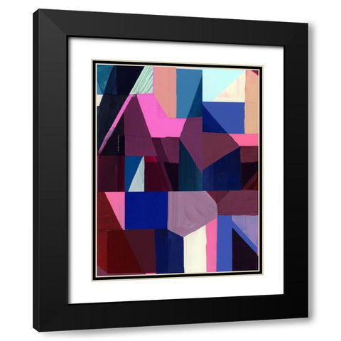 Royals III Black Modern Wood Framed Art Print with Double Matting by Cartissi