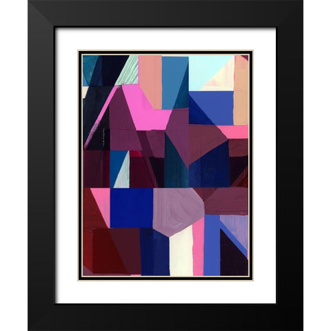 Royals III Black Modern Wood Framed Art Print with Double Matting by Cartissi