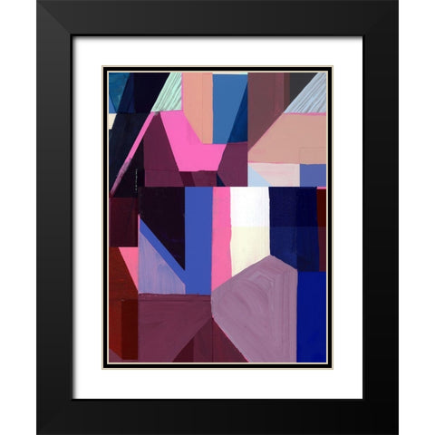 Royals IV Black Modern Wood Framed Art Print with Double Matting by Cartissi