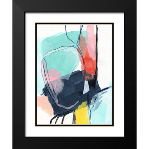 Color Wish I Black Modern Wood Framed Art Print with Double Matting by Vess, June Erica