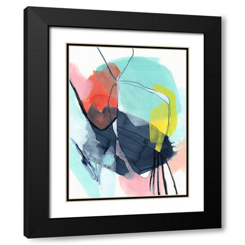 Color Wish II Black Modern Wood Framed Art Print with Double Matting by Vess, June Erica