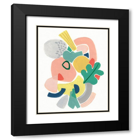 Scene Shift II Black Modern Wood Framed Art Print with Double Matting by Vess, June Erica
