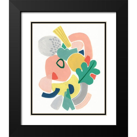 Scene Shift II Black Modern Wood Framed Art Print with Double Matting by Vess, June Erica