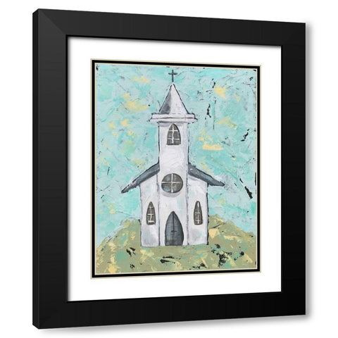 Blessed II Black Modern Wood Framed Art Print with Double Matting by Reynolds, Jade