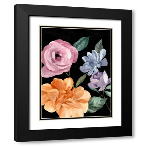 Twilight Blossom III Black Modern Wood Framed Art Print with Double Matting by Warren, Annie