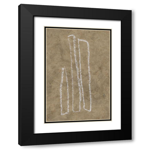 The Runes VI Black Modern Wood Framed Art Print with Double Matting by Goldberger, Jennifer