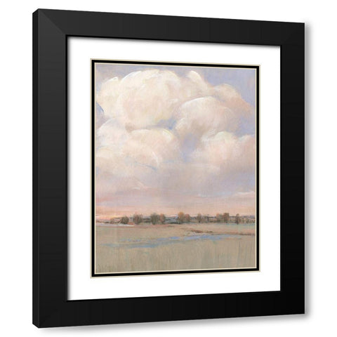 Billowing Clouds I Black Modern Wood Framed Art Print with Double Matting by OToole, Tim