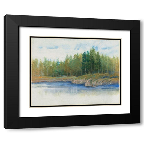 From the Banks II Black Modern Wood Framed Art Print with Double Matting by OToole, Tim