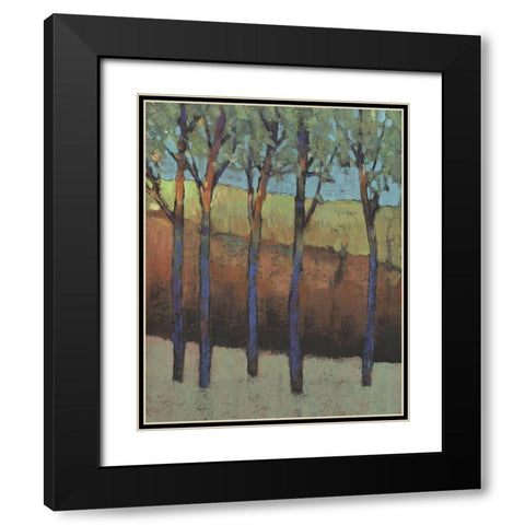 Glimmer in the Forest I Black Modern Wood Framed Art Print with Double Matting by OToole, Tim