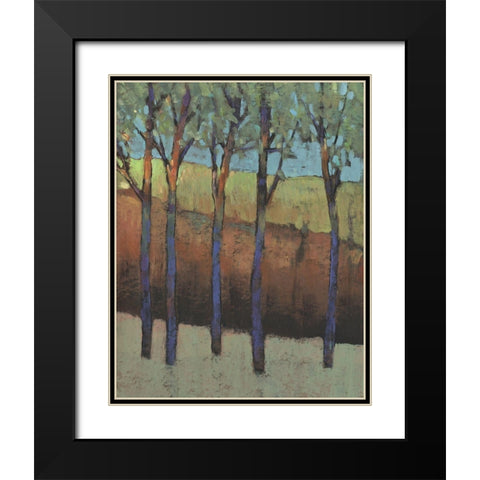 Glimmer in the Forest I Black Modern Wood Framed Art Print with Double Matting by OToole, Tim