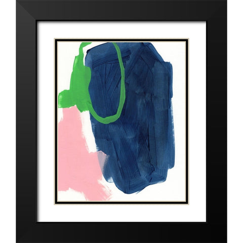 Dream Cycle II Black Modern Wood Framed Art Print with Double Matting by Vess, June Erica