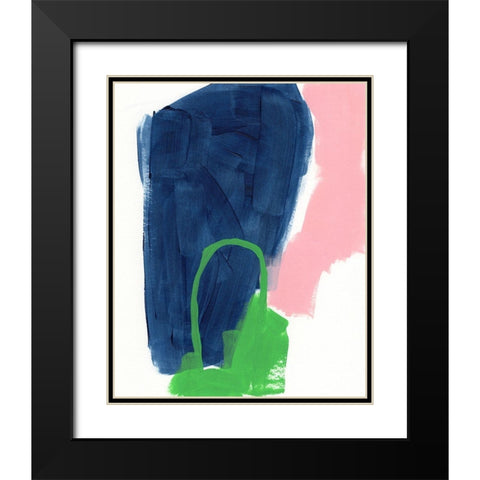 Dream Cycle IV Black Modern Wood Framed Art Print with Double Matting by Vess, June Erica