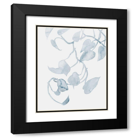 Pothos Penumbra II Black Modern Wood Framed Art Print with Double Matting by Popp, Grace