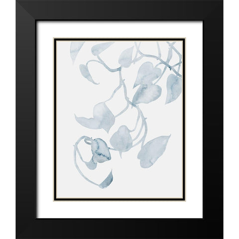 Pothos Penumbra II Black Modern Wood Framed Art Print with Double Matting by Popp, Grace