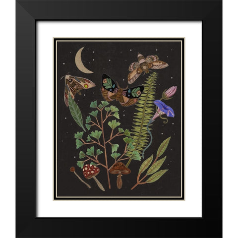 Dark Forest I Black Modern Wood Framed Art Print with Double Matting by Wang, Melissa