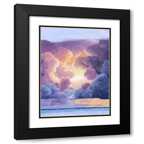 Magnificent Sky II Black Modern Wood Framed Art Print with Double Matting by Popp, Grace