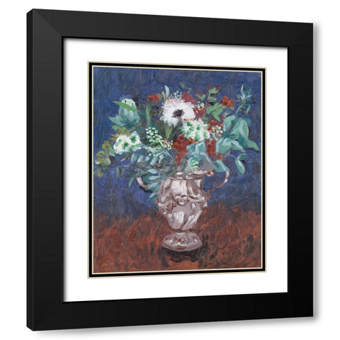 Night Bouquet II Black Modern Wood Framed Art Print with Double Matting by Wang, Melissa