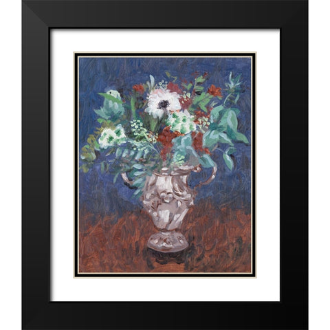 Night Bouquet II Black Modern Wood Framed Art Print with Double Matting by Wang, Melissa