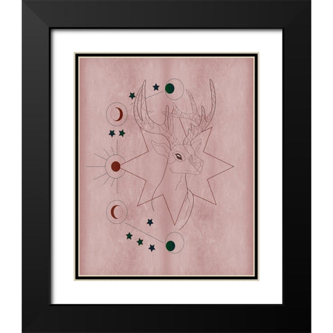 The Mystics III Black Modern Wood Framed Art Print with Double Matting by Balbuena, Sabrina
