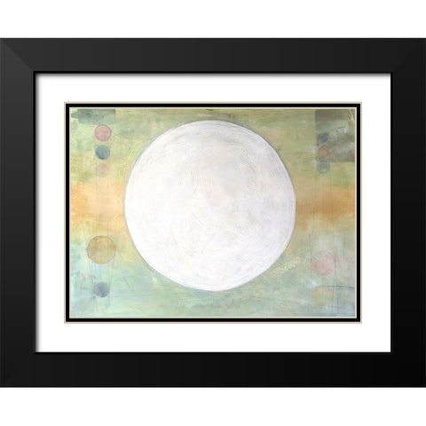 Celestial Skies I Black Modern Wood Framed Art Print with Double Matting by Stramel, Renee W.