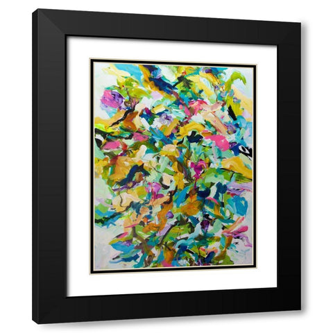 Morning Glory Black Modern Wood Framed Art Print with Double Matting by Friedlander, Allan