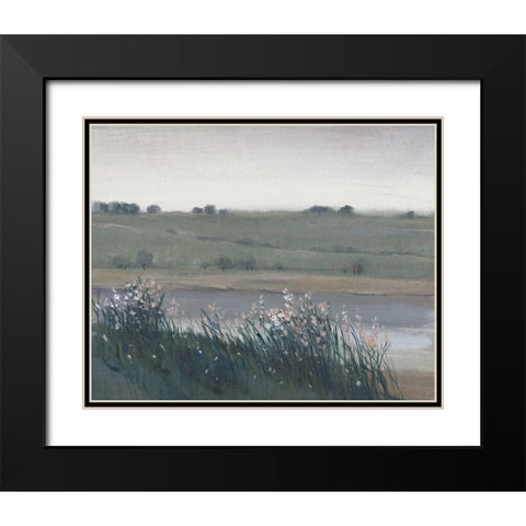 Hazy Morning I Black Modern Wood Framed Art Print with Double Matting by OToole, Tim