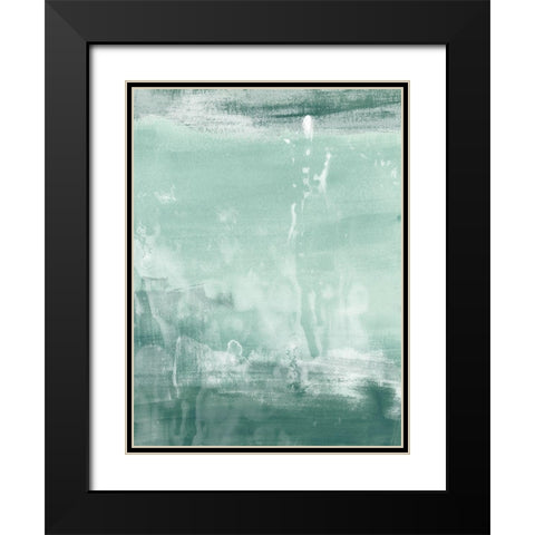 Coastal Patina I Black Modern Wood Framed Art Print with Double Matting by Vess, June Erica
