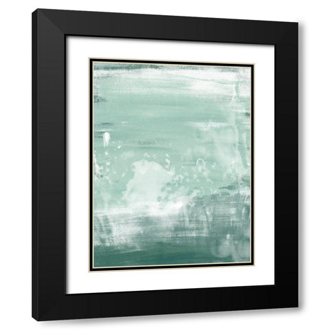 Coastal Patina II Black Modern Wood Framed Art Print with Double Matting by Vess, June Erica