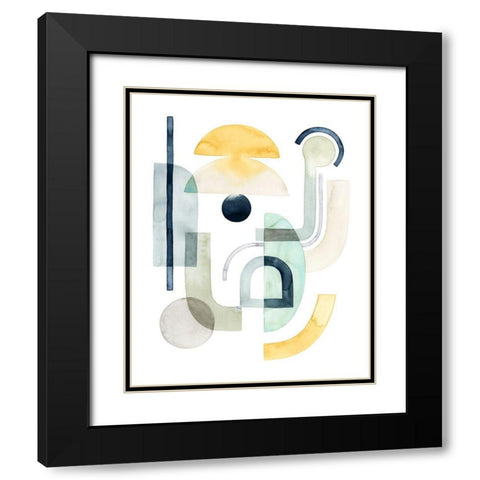 Planetary Shift II Black Modern Wood Framed Art Print with Double Matting by Popp, Grace