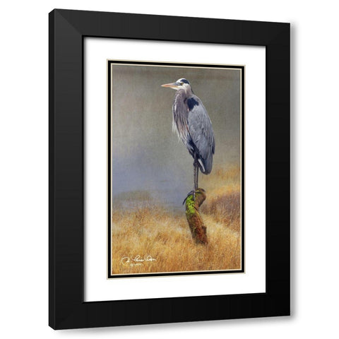 In the Water I Black Modern Wood Framed Art Print with Double Matting by Vest, Chris