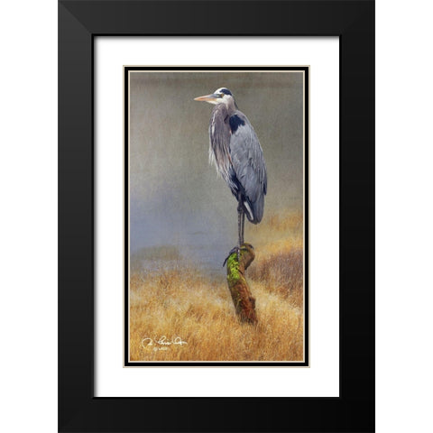 In the Water I Black Modern Wood Framed Art Print with Double Matting by Vest, Chris