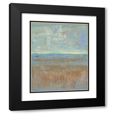 Evening Marsh I Black Modern Wood Framed Art Print with Double Matting by OToole, Tim