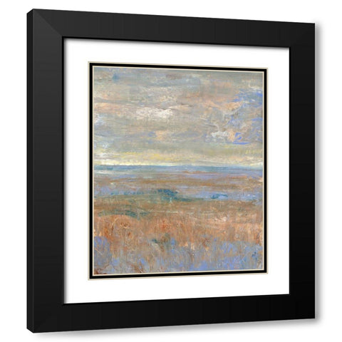 Evening Marsh II Black Modern Wood Framed Art Print with Double Matting by OToole, Tim