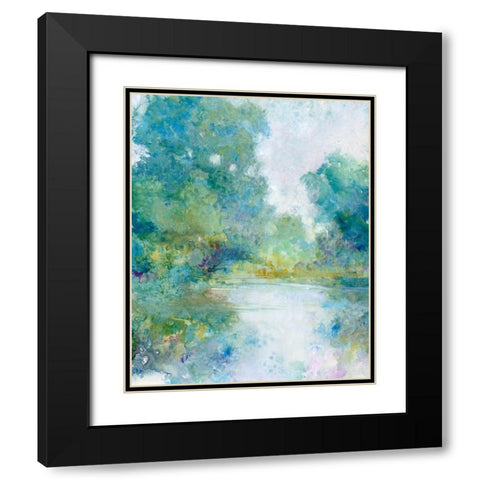 Tranquil Stream I Black Modern Wood Framed Art Print with Double Matting by OToole, Tim