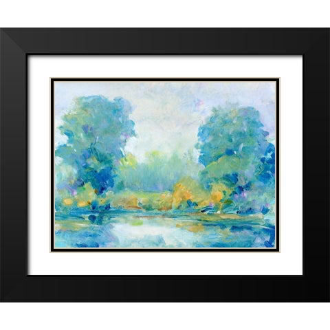 Quiet Morning I Black Modern Wood Framed Art Print with Double Matting by OToole, Tim