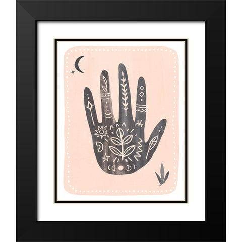 Oracle Reading I Black Modern Wood Framed Art Print with Double Matting by Warren, Annie