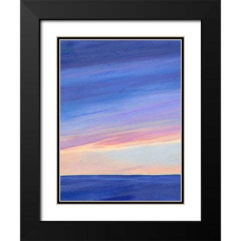 Sunbeam Twilight I Black Modern Wood Framed Art Print with Double Matting by Popp, Grace