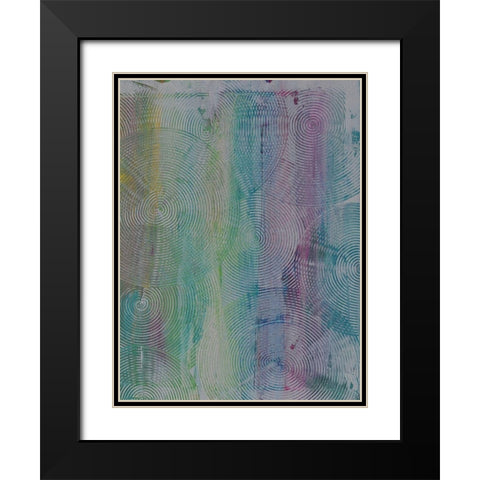 37 Turns II Black Modern Wood Framed Art Print with Double Matting by Avondet, Natalie
