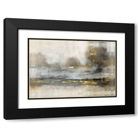 Embellished Gilt Landscape I Black Modern Wood Framed Art Print with Double Matting by OToole, Tim