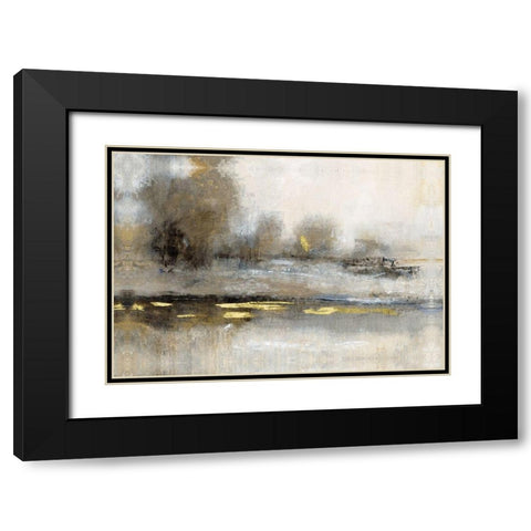 Embellished Gilt Landscape II Black Modern Wood Framed Art Print with Double Matting by OToole, Tim