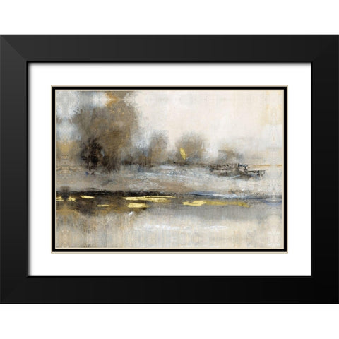 Embellished Gilt Landscape II Black Modern Wood Framed Art Print with Double Matting by OToole, Tim