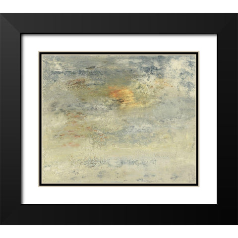 Sunset Etude II Black Modern Wood Framed Art Print with Double Matting by Gordon, Sharon