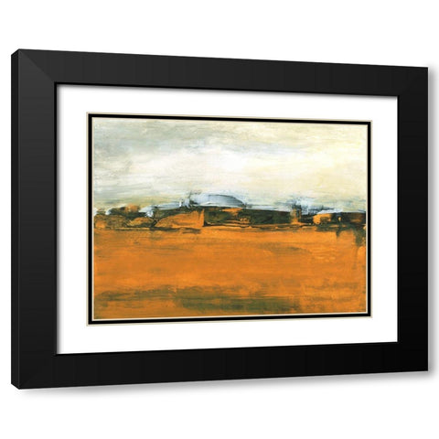 Reflecting on Summer II Black Modern Wood Framed Art Print with Double Matting by Gordon, Sharon