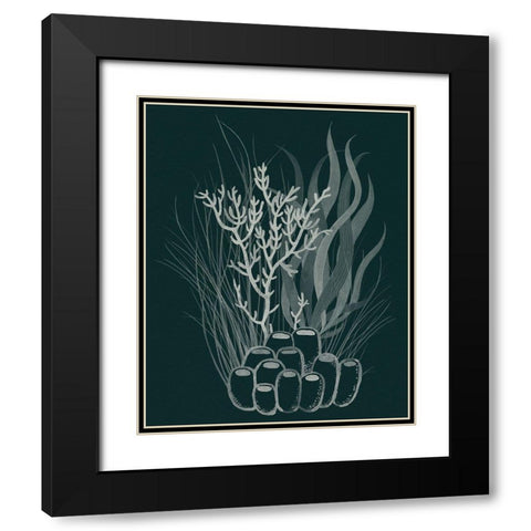 Underwater Bouquet II Black Modern Wood Framed Art Print with Double Matting by Popp, Grace