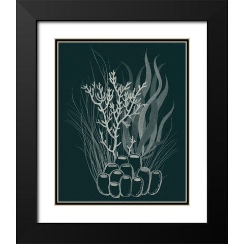 Underwater Bouquet II Black Modern Wood Framed Art Print with Double Matting by Popp, Grace