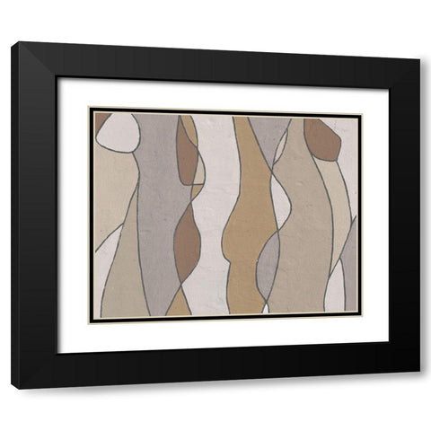 Neutral Hidden Figures II Black Modern Wood Framed Art Print with Double Matting by Saunders, Alonzo